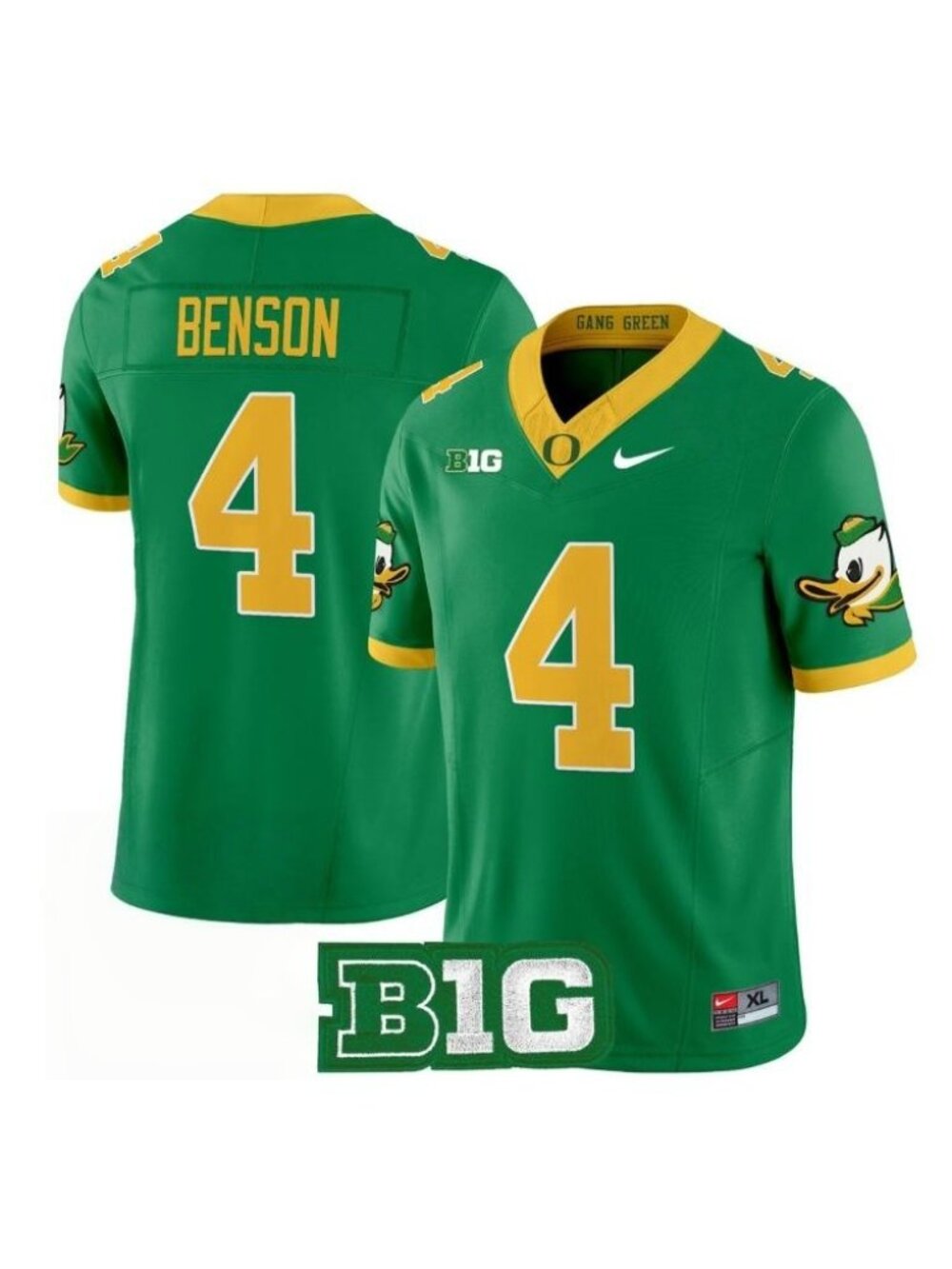 Choose for Youths Malik Benson Vapor Stitched Jersey Green
